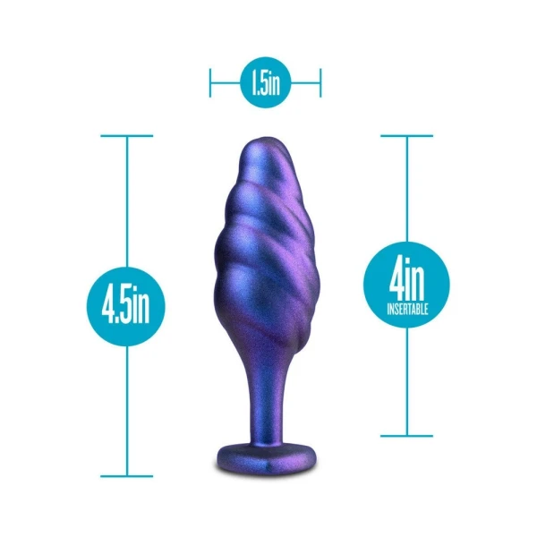 Anal Adventures Matrix - Bumped Bling Plug -  Sapphire