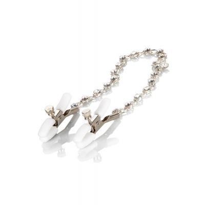 California Exotic Crystal Chain Nipple Clamps