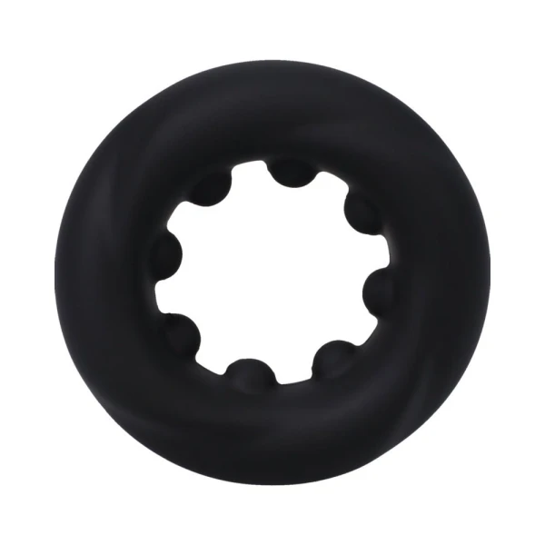 : Rock Solid The Twist Silicone C-ring Black