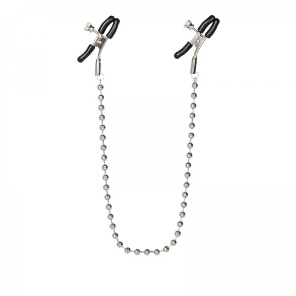 Silver Beaded Nipple Clamps
