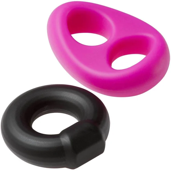 Cloud 9 Teardrop Silicone Cock Ring & Ball Sling Set