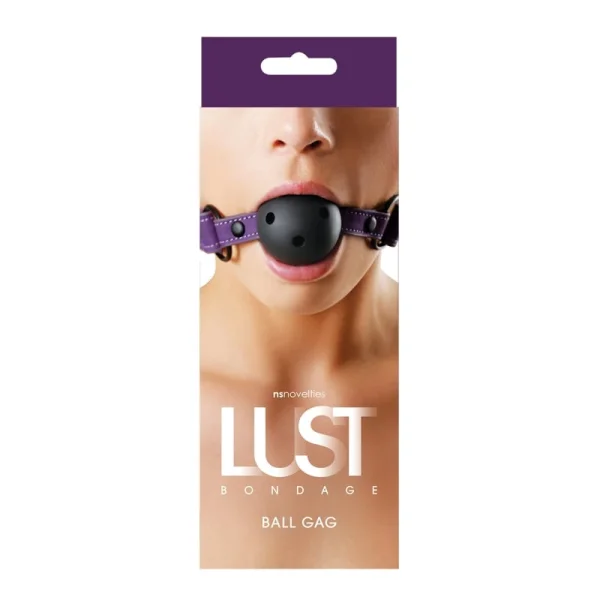 NS - Lust Bondage - Ball Gag - Purple — image 4 of 4