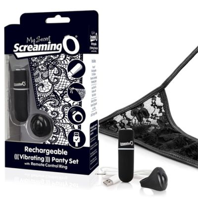 Screaming O My Secret Charged Remote Control Panty Vibe Black