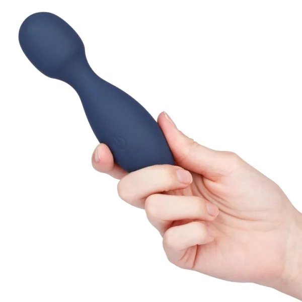 Bondara Love Strike Navy Silicone 10 Function Mini Wand Vibrator — image 5 of 5