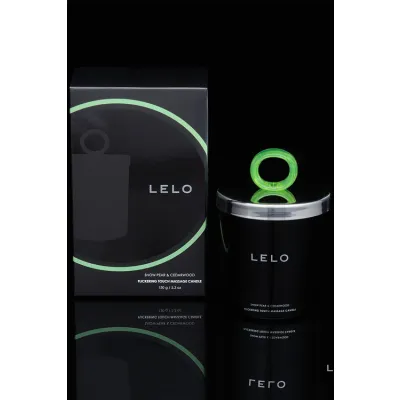 Lelo Flickering Touch Massage Candle Snow Pear Cedarwood