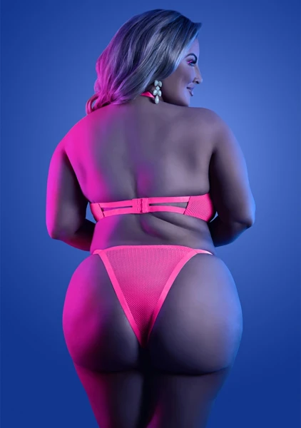 Slow Motion Peekaboo Cup Bra and Panty - Queen Size — image 4 of 4