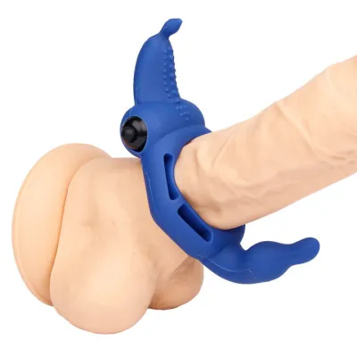 Bondara Teasing Touches Blue Vibrating Cock Ring