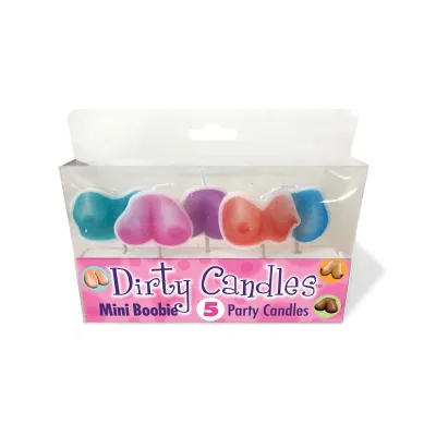Mini Boobie Dirty Candle Set Set of 5