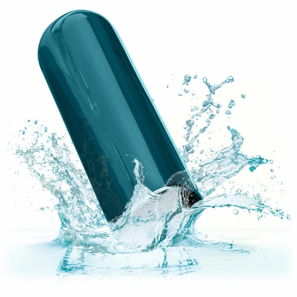 Glam Supercharged Waterproof Rechargeable Power Bullet By CalExotics - Blue