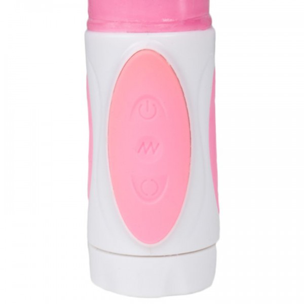 The Triple Treat Pink 3-Way Rabbit Vibrator — image 4 of 5