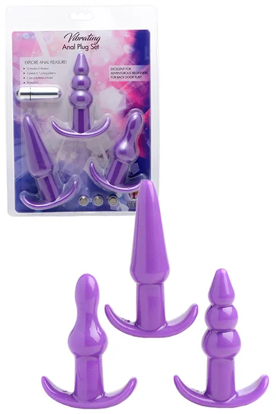 Trinity Vibes 4 Piece Vibrating Anal Plug Set — image 9 of 14