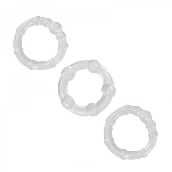 NS Novelties Renegade Intensity Rings Cockrings Clear