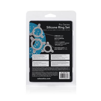 California Exotic 3 Piece Silicone Cock Ring Set