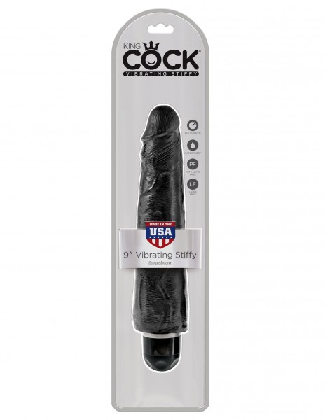 King Cock 9 in. Vibrating Stiffy