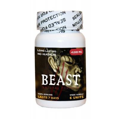 Beast 6 Pill Bottle