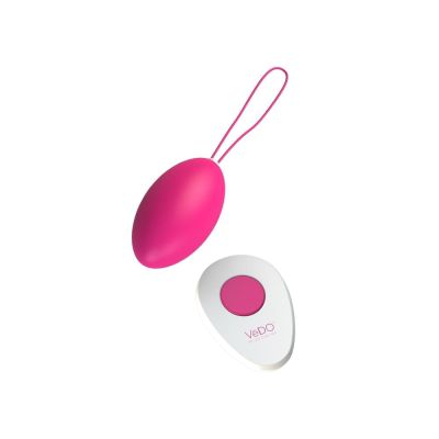 VeDO Peach Remote Controlled Vibrating Egg 39 Foxy Pink 39