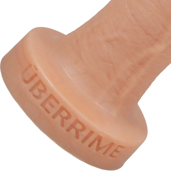 The Aptus 9" Silicone Realistic Dildo By Uberrime - Vanilla