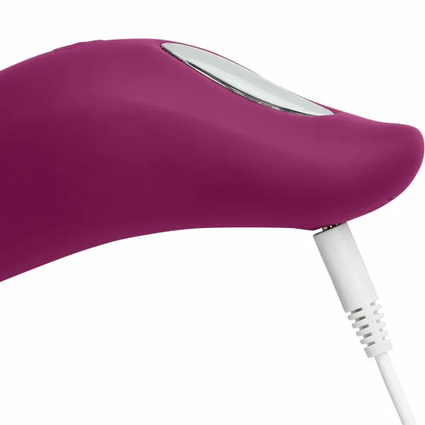 Cloud 9 Swirl Touch Dual Function Swirling & Vibrating Rechargeable G-Spot Stimulator - Plum