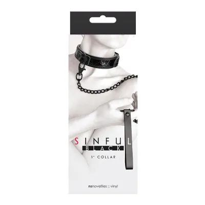 NS Novelties Sinful 1 Black Collar