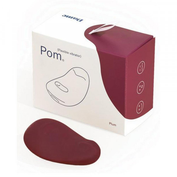 Dame Pom Flexible Palm Sized Vibrator - Plum