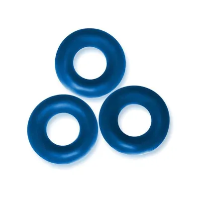 Fat Willy 3 pack Jumbo Cockrings Space Blue