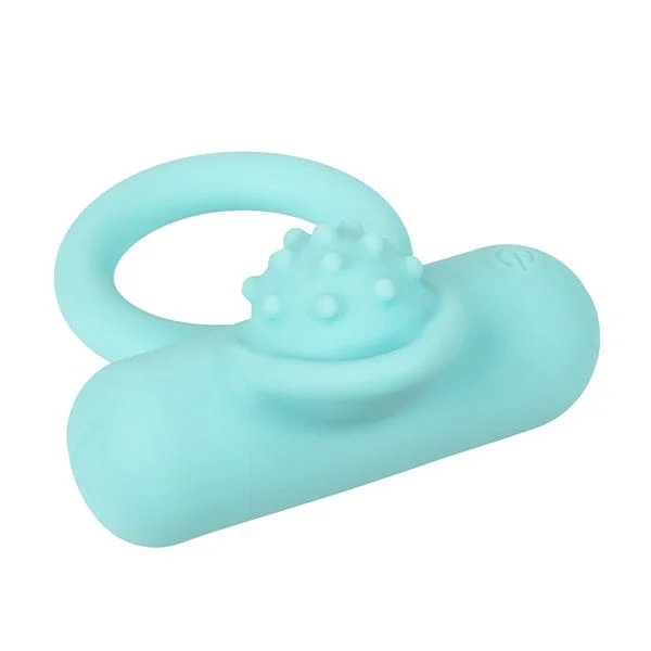 CalExotics Silicone Rechargeable Nubby Lovers Delight Vibrating Penis Ring
