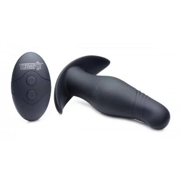 Kinetic Thumping 7X Rippled Anal Plug Black — image 5 of 6
