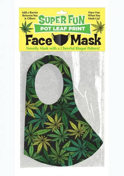 Super Fun Pot Leaf Face Mask
