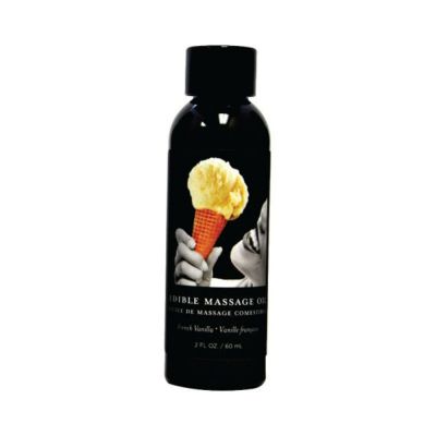 Earthly Body Edible Massage Oil Vanilla 2oz