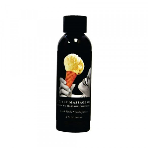 Earthly Body Edible Massage Oil Vanilla 2oz