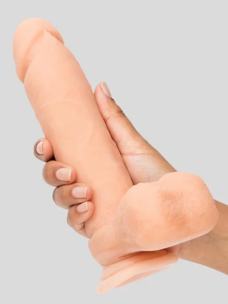 Doc Johnson The D Perfect D Dual Density Girthy Realistic Dildo 8 Inch