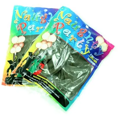 Naughty Party Baloons Boobie Brown 6 Pack