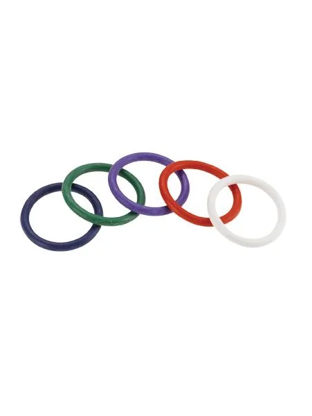 Rainbow Rubber C Ring 5 Per Set 1.5 Inch
