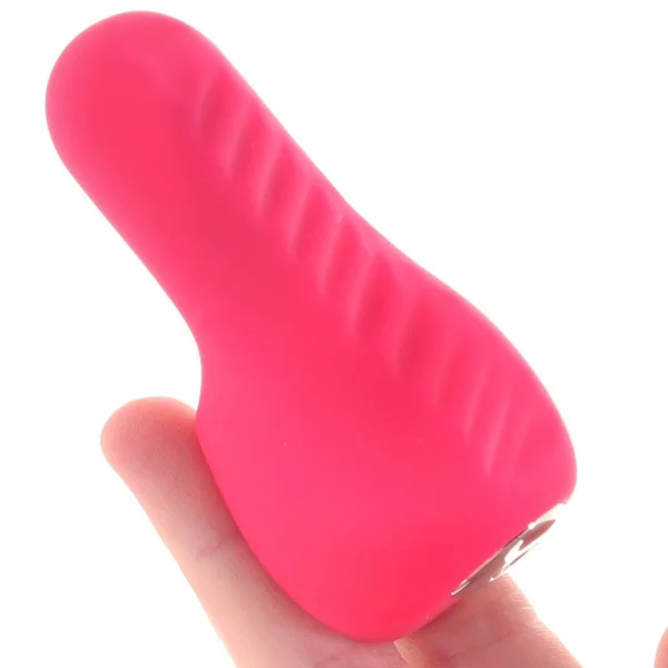 NEA Rechargeable Silicone Waterproof Vibrating Finger Bullet  by VeDO - Foxy Pink