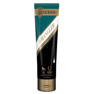 Bucked Wrangler Masturbation Cream Leather 120ml 120 Ml