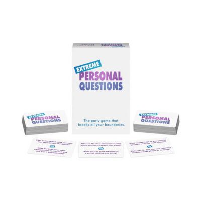 Extreme Personal Questions Game White Baby Pink