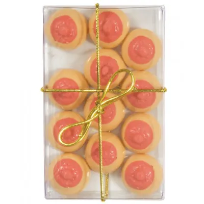 Bite Size Boobs White Chocolate Butterscotch 12 Pack