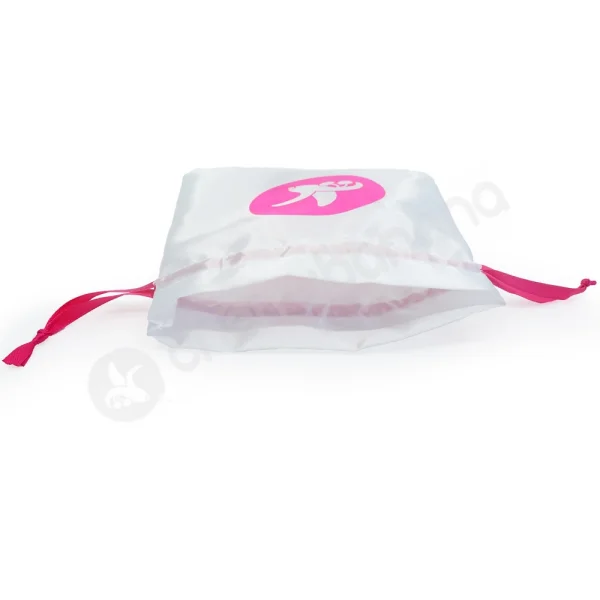 Cherry Banana Satin Storage Bag Small