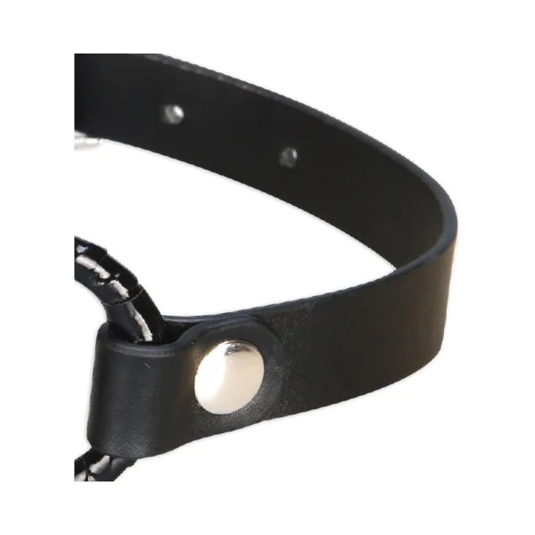 Lux Fetish Open Mouth Gag Black — image 8 of 11