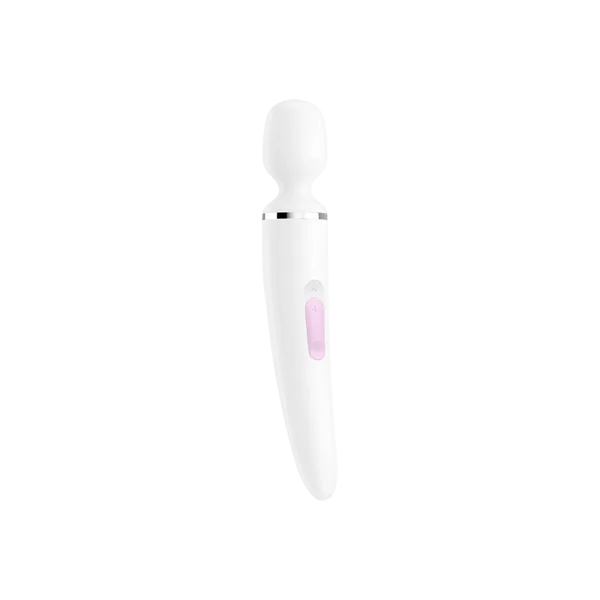 Satisfyer Wand-er Woman White/Chrome