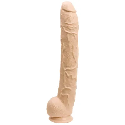Dick Rambone Cock 17 Inch White Bulk