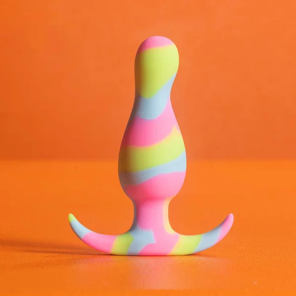 Avant Kaleido Silicone Butt Plug By Blush - Lime