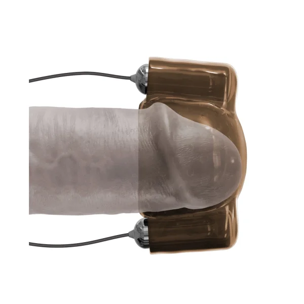 Classix Dual Vibrating Head Teaser - Black-smoke