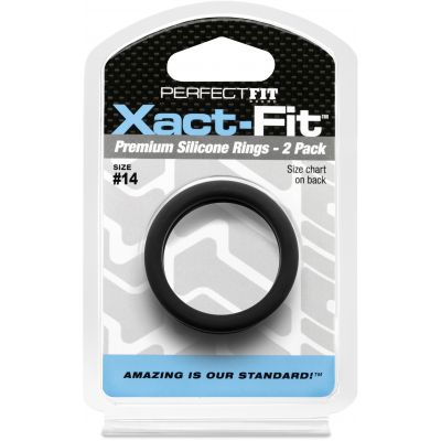 Xact Fit 1 4 Cock Rings x2