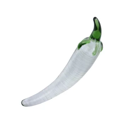 Lucent Clear Chilli Glass Massager