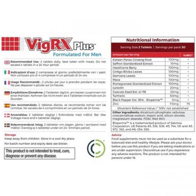 VigRX Plus Penis Enhancement Supplement 60 Tablets