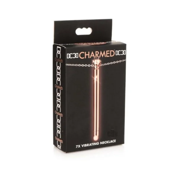 Charmed 7x Vibrating Necklace Rose Gold