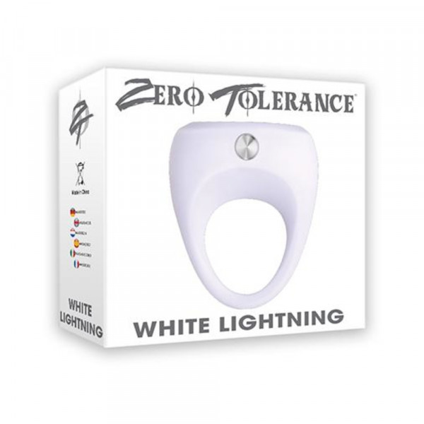White Lightning Vibrating Cock Ring