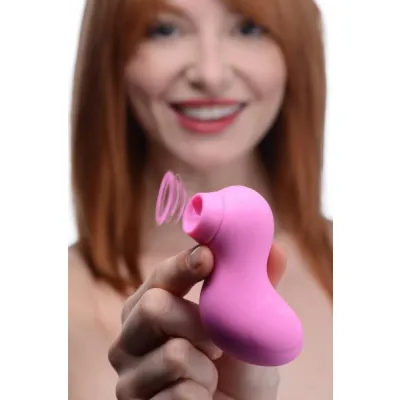 Sucky Ducky Silicone Clitoral Stimulator Pink