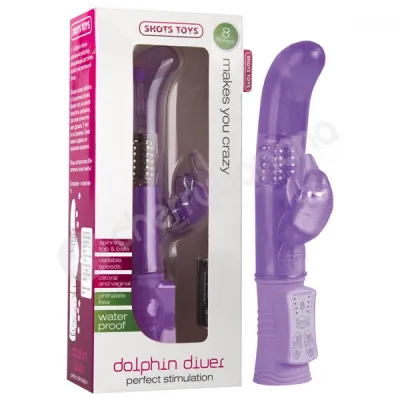 Dolphin Diver Purple Vibrator